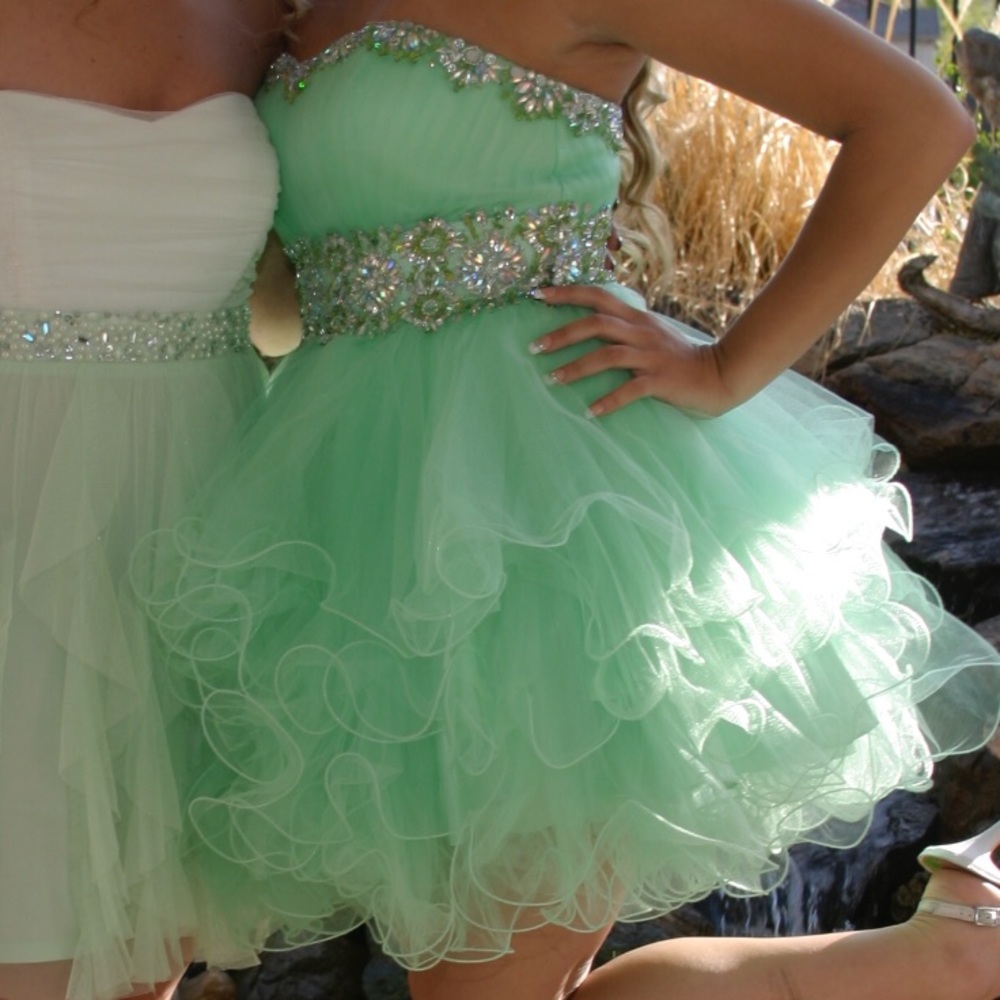 Short Green Prom Dress